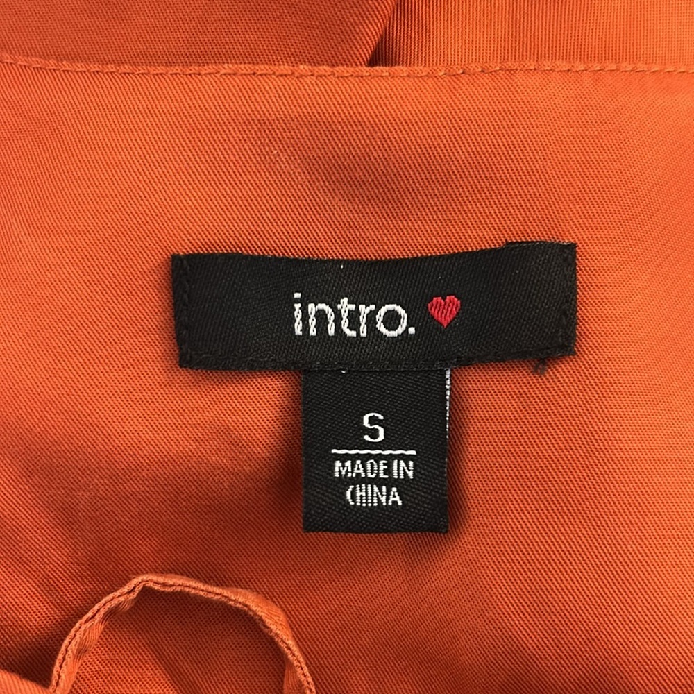 Intro Rust Boho Lace Up Front 3/4 Sleeve Casual 1… - image 5